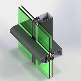 F50 Kondens Kapaklı Cephe Sistemi